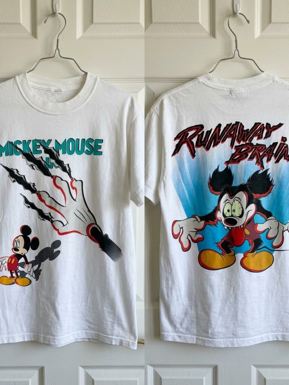 Runaway Brain T Shirt Mickey Mouse Disney